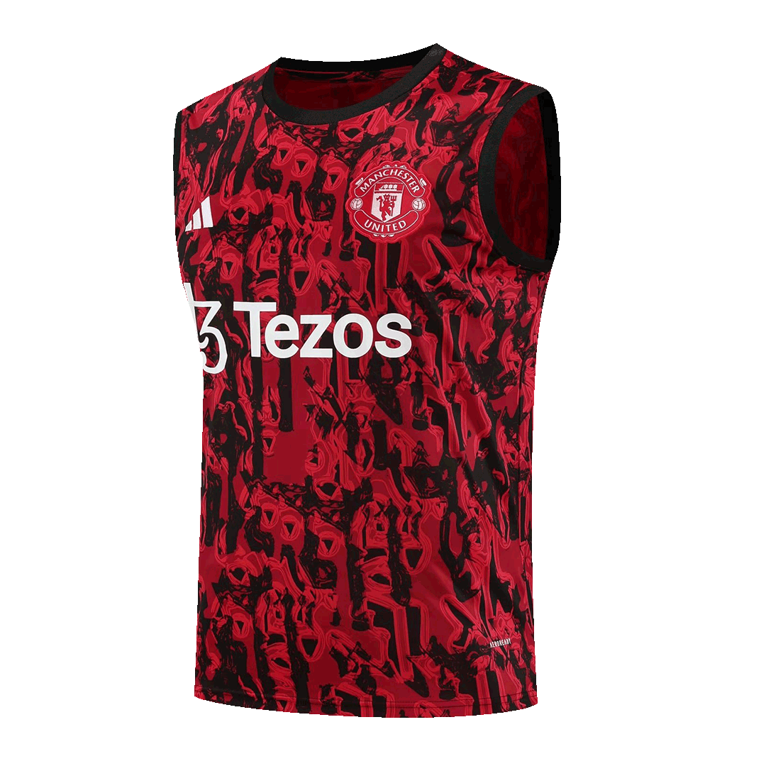 Manchester United Sleeveless Training Kit (Top+Shorts) 2023/24