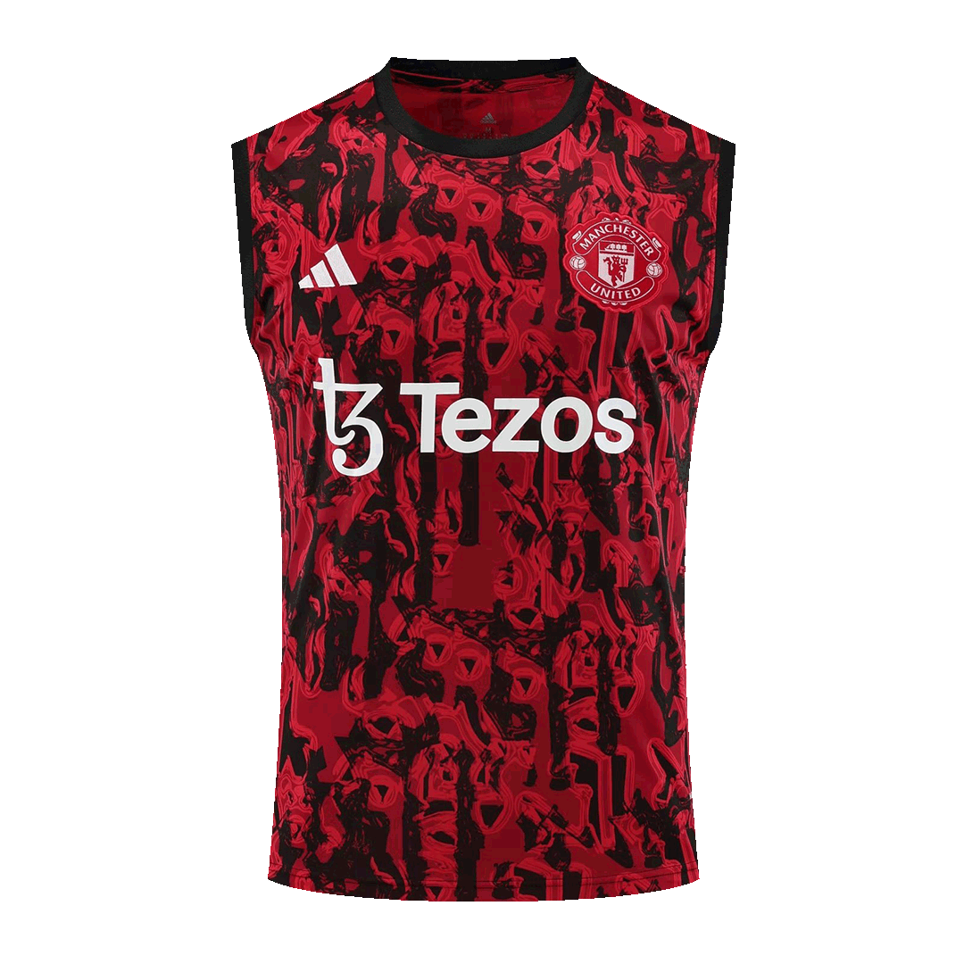 Manchester United Sleeveless Training Kit (Top+Shorts) 2023/24