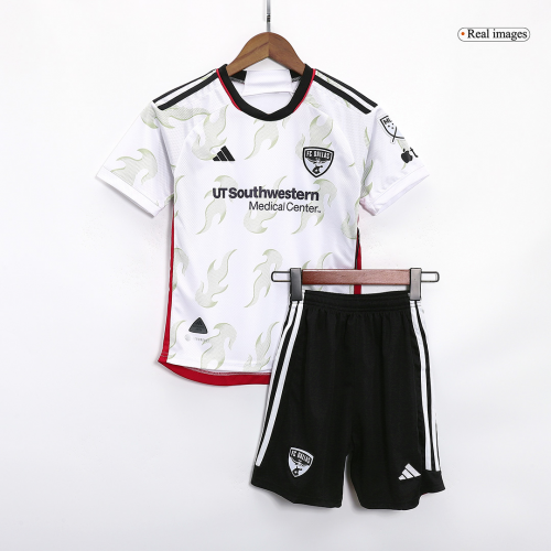 Kids FC Dallas Away Jersey Kit 2023