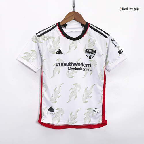 Kids FC Dallas Away Jersey Kit 2023