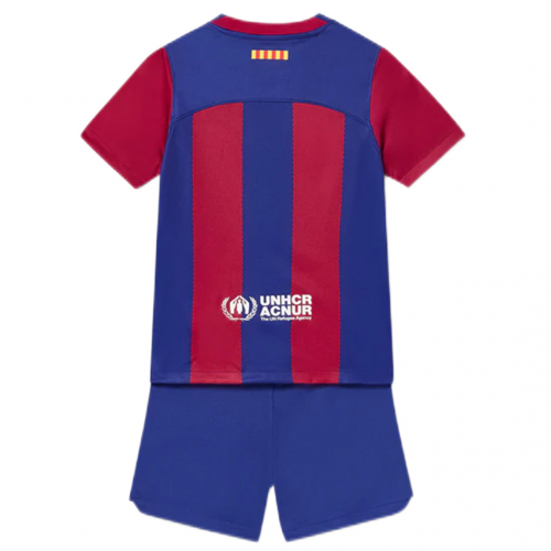 Kids Barcelona Home Jersey Kit 2023/24