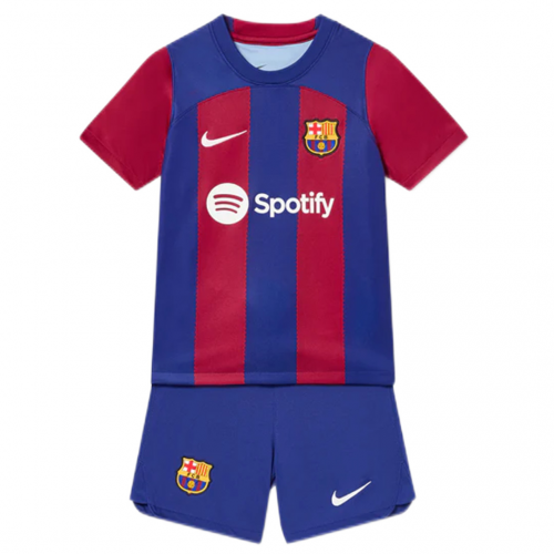 Kids Barcelona Home Jersey Kit 2023/24