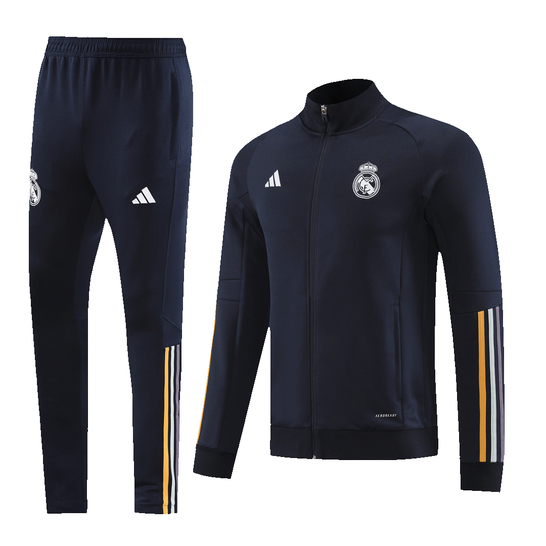 Real Madrid Training Jacket Kit (Jacket+Pants) Black 2023/24