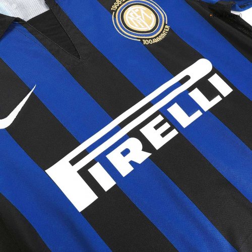 Retro Inter Milan 100th Anniversary Home Jersey 2007/08