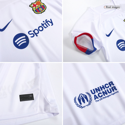 Kids Barcelona Away Jersey Kit 2023/24