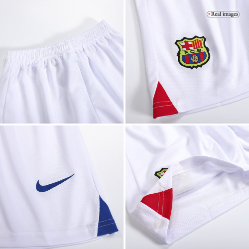 Kids Barcelona Away Jersey Kit 2023/24