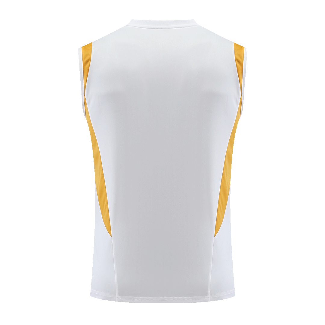 Real Madrid Sleeveless Training Kit (Top+Shorts) White 2023/24