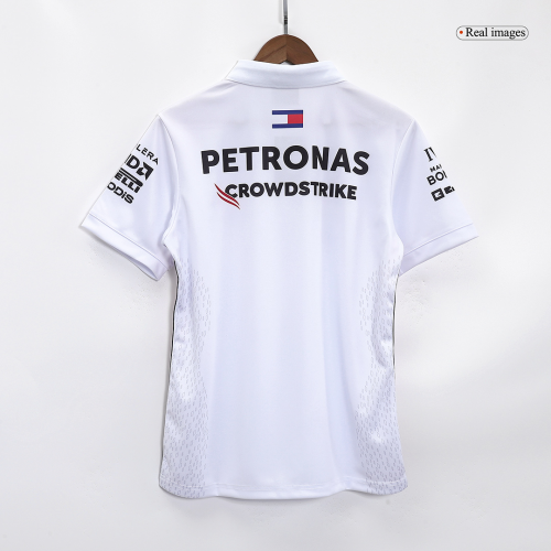 Mercedes AMG Petronas F1 Racing Team Polo - White 2023