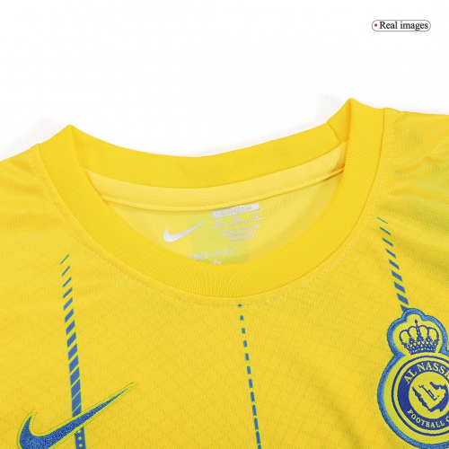 Kids Al Nassr Home Kit Jersey+Shorts 2023/24