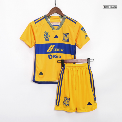 Kids Tigres UANL Home Kit Jersey+Short 2023/24