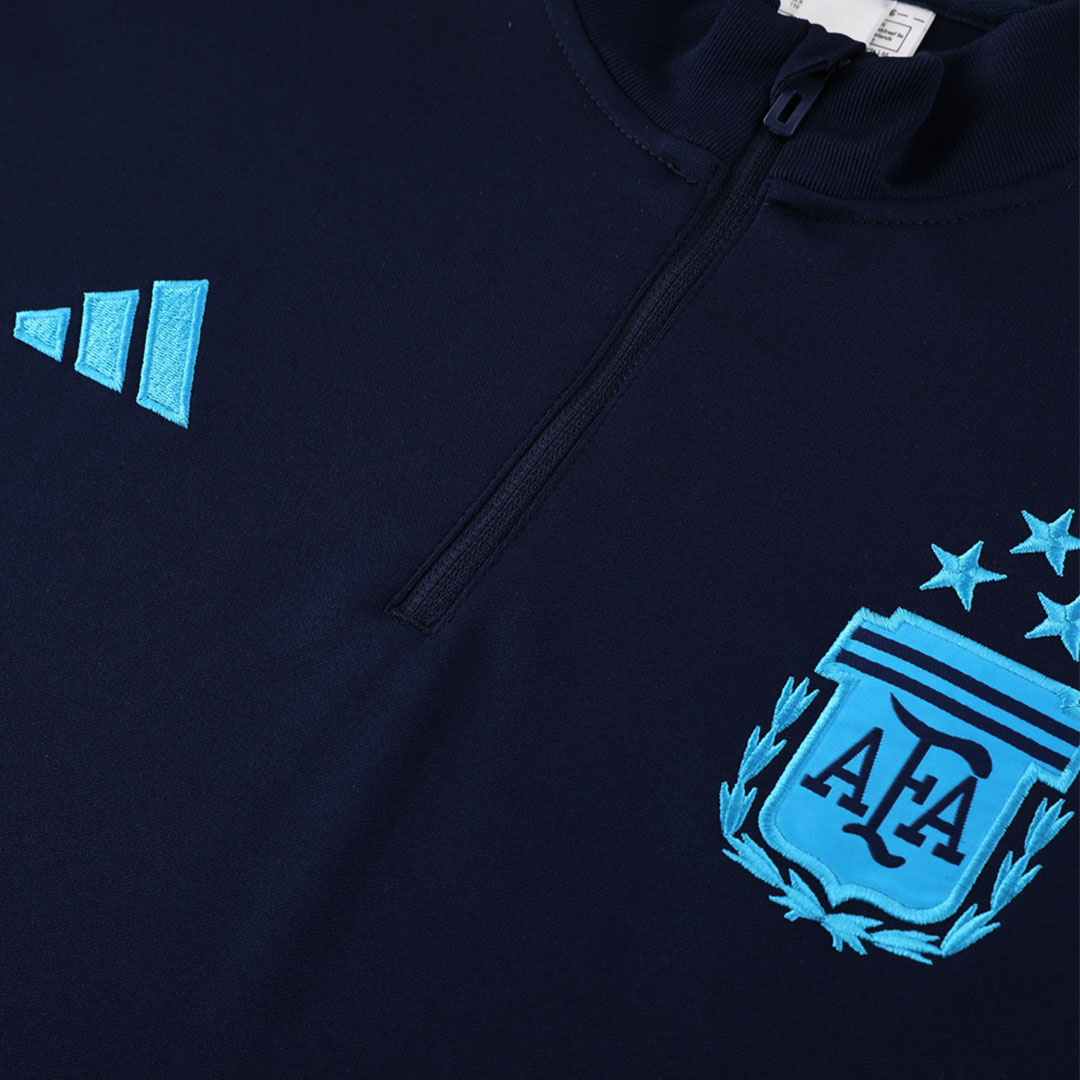 Argentina 3 Stars Zipper Sweatshirt Kit(Top+Pants) 2023/24