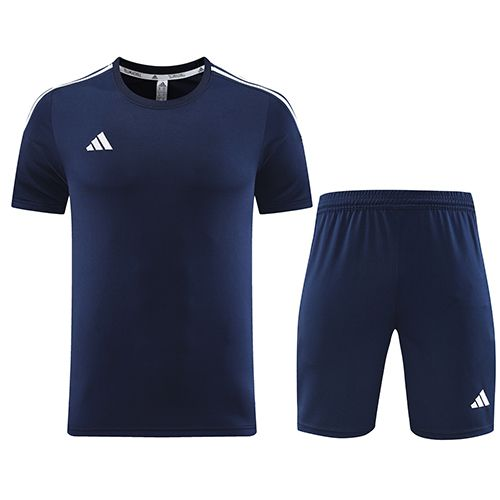 Customize Team Jersey Kit(Shirt+Short) Navy AD02