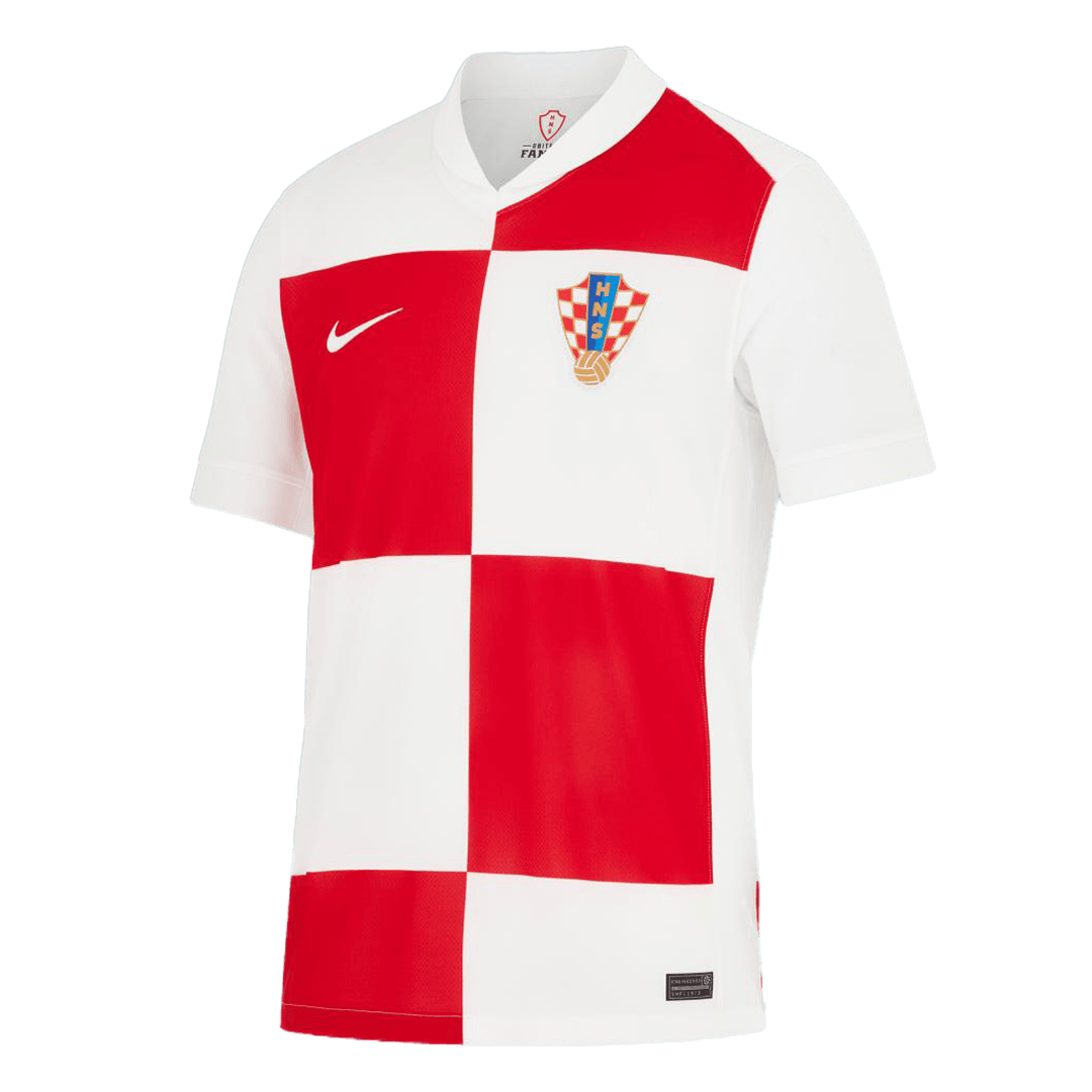 Men's Croatia Home Kit(Jersey+Shorts) Euro 2024