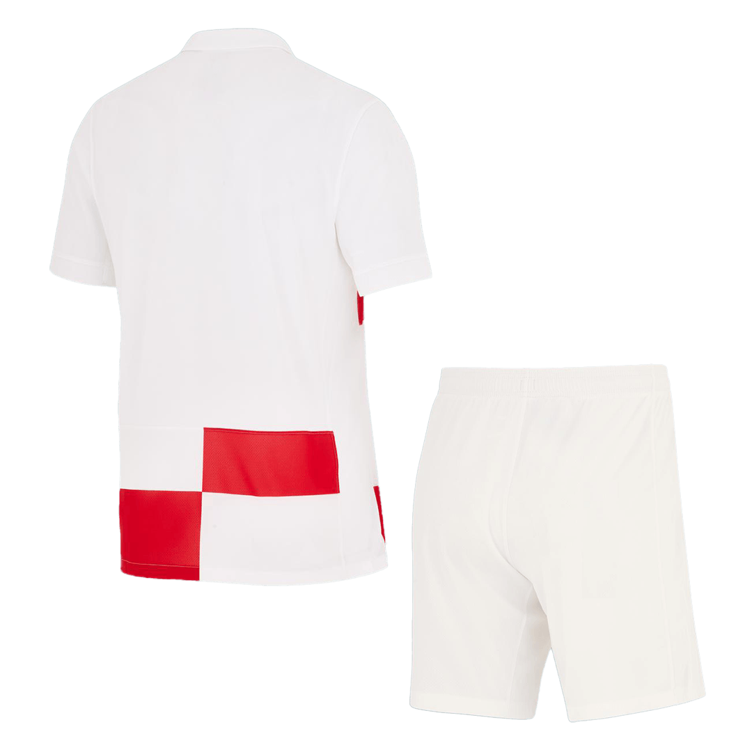 Men's Croatia Home Kit(Jersey+Shorts) Euro 2024