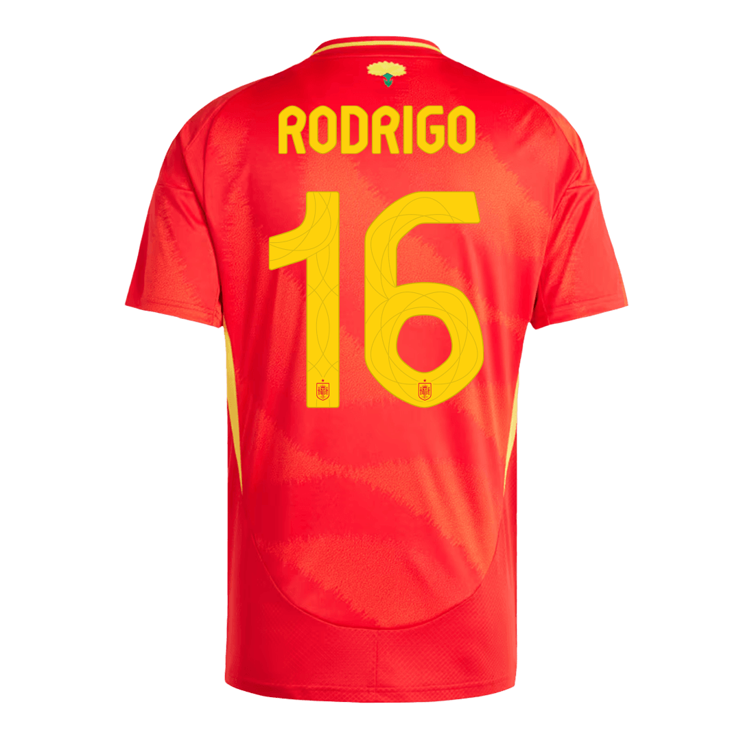 [Supre Replica] RODRIGO #16 Spain Home Jersey Euro 2024