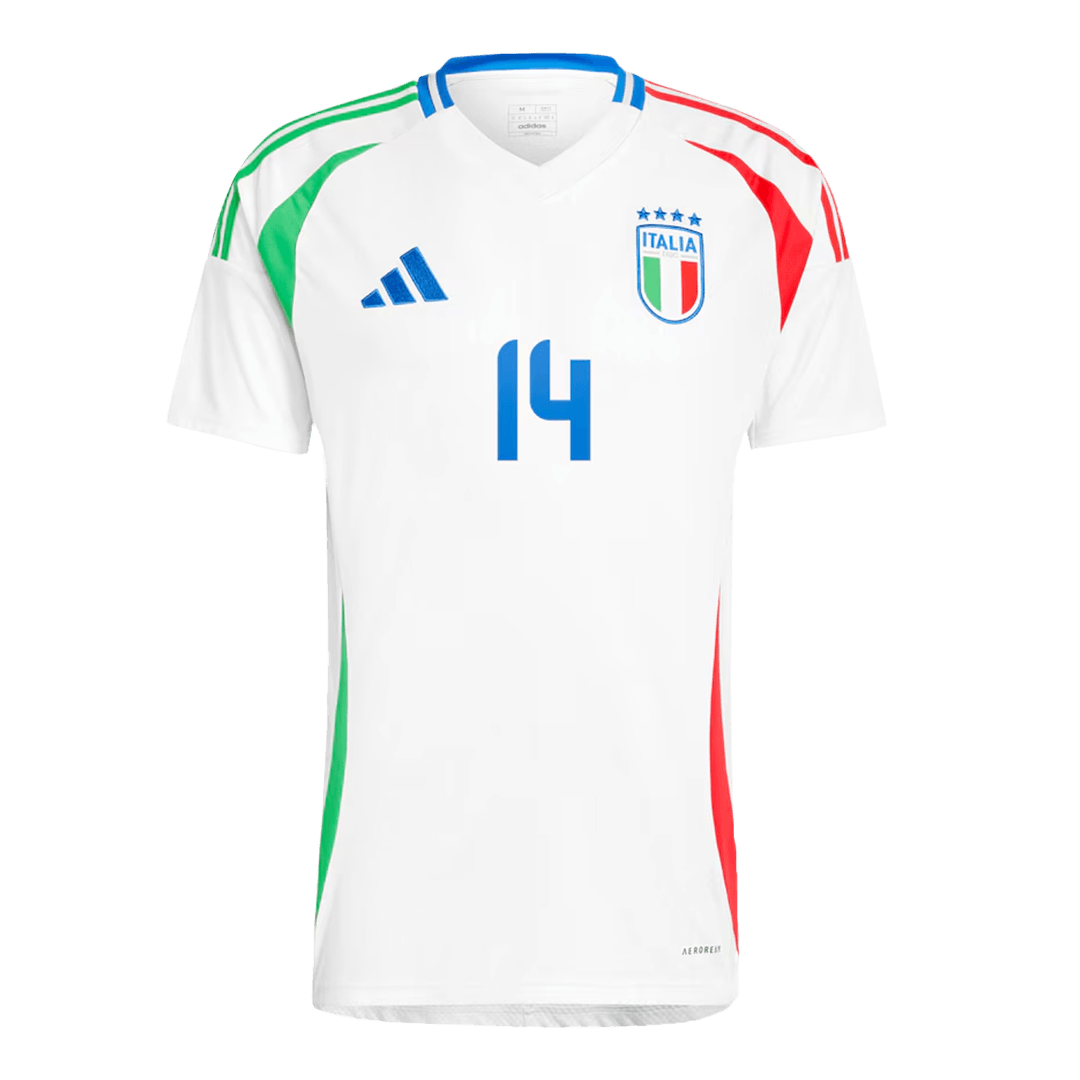 [Super Replica] CHIESA #14 Italy Away Jersey Euro 2024