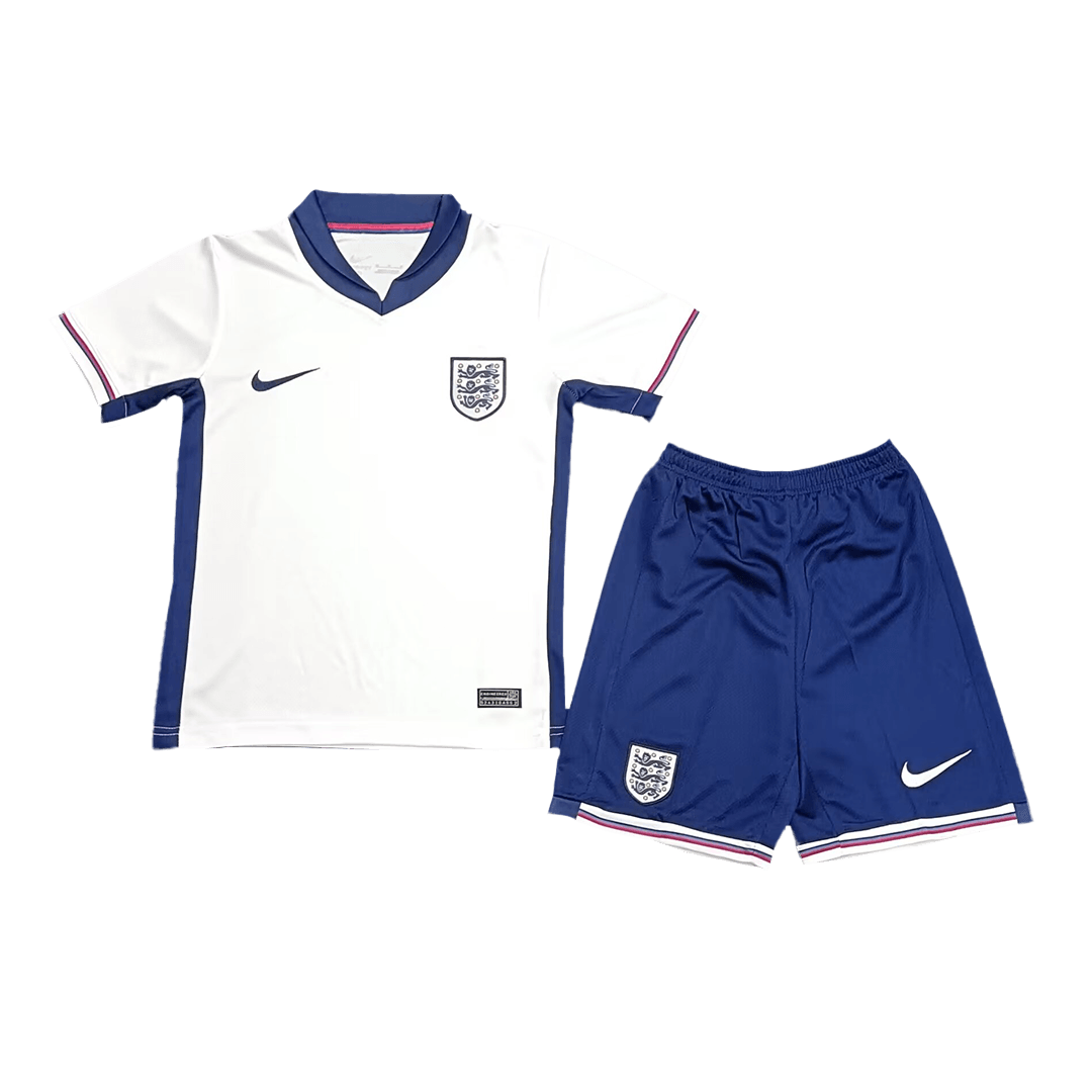 Kids England Home Full Jersey Kit Euro 2024