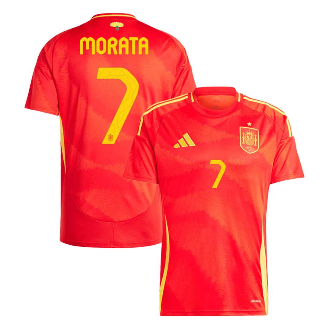 [Super Replica] MORATA #7 Spain Home Jersey Euro 2024