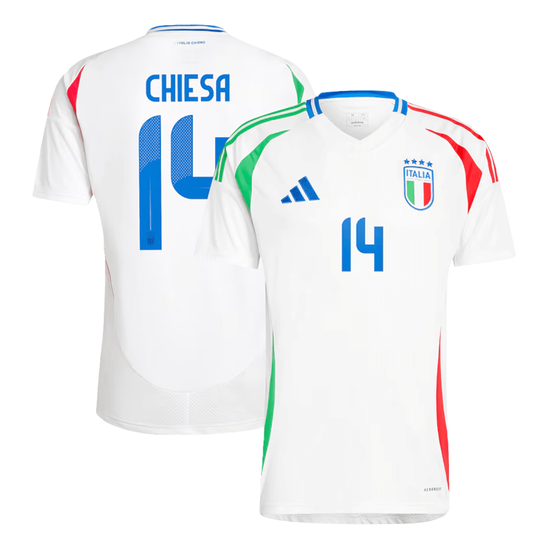 [Super Replica] CHIESA #14 Italy Away Jersey Euro 2024