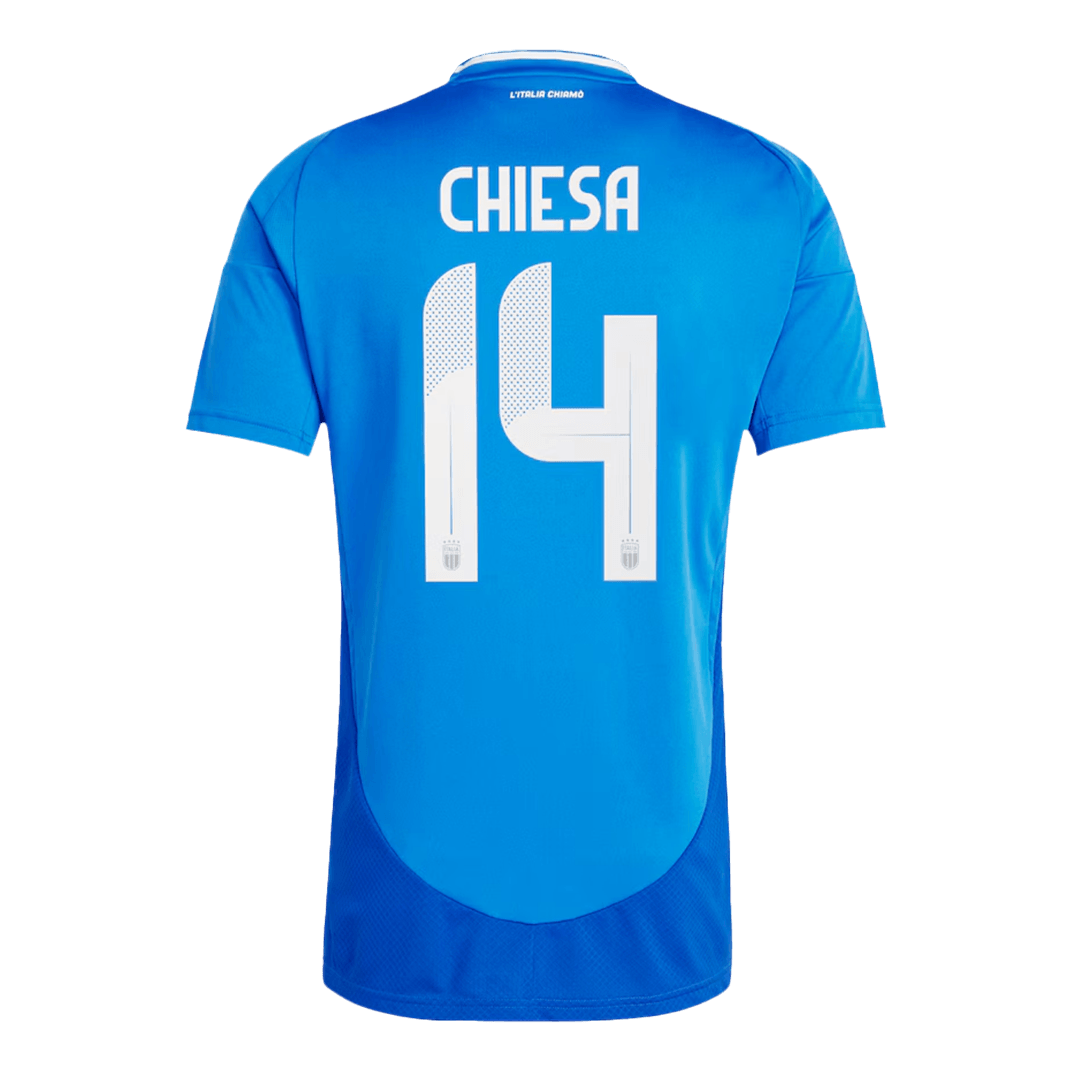 [Super Replica] CHIESA #14 Italy Home Jersey Euro 2024