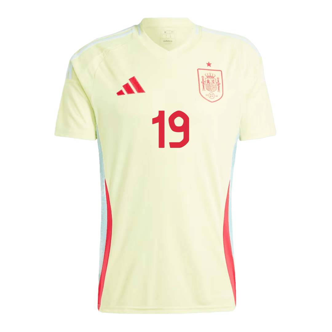 LAMINE YAMAL #19 Spain Away Jersey Euro 2024