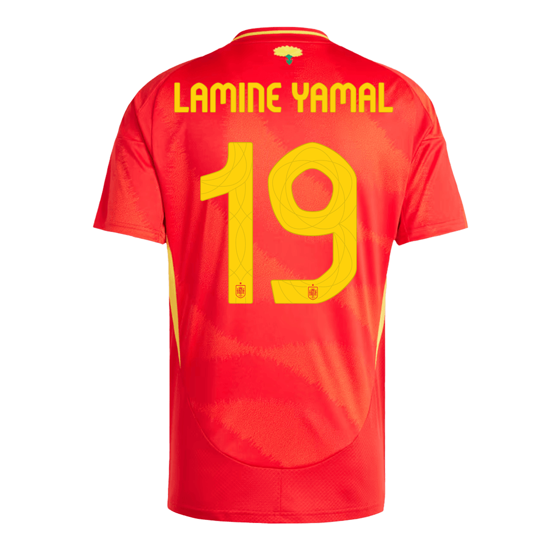 [Super Replica] LAMINE YAMAL #19 Spain Home Jersey Euro 2024