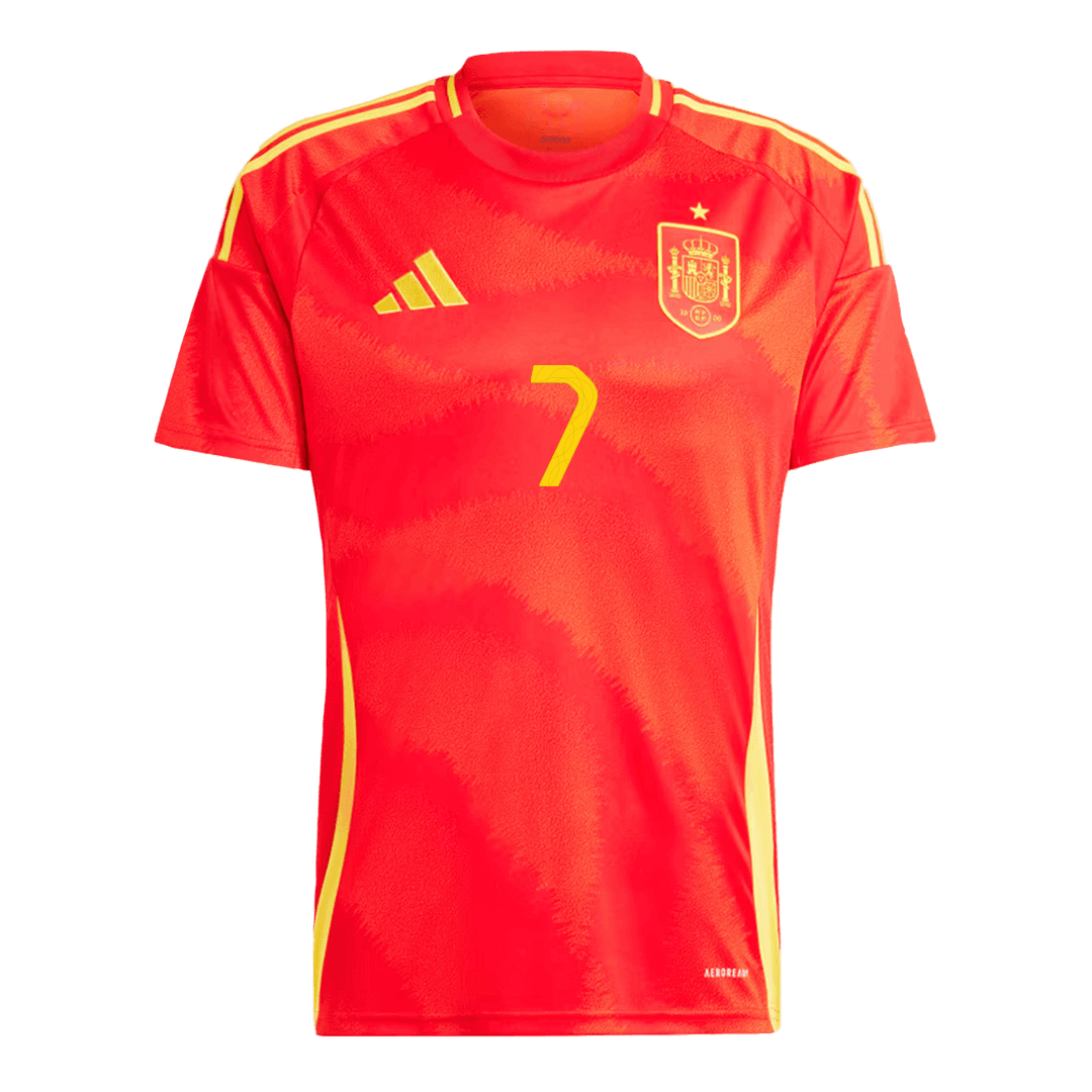 [Super Replica] MORATA #7 Spain Home Jersey Euro 2024