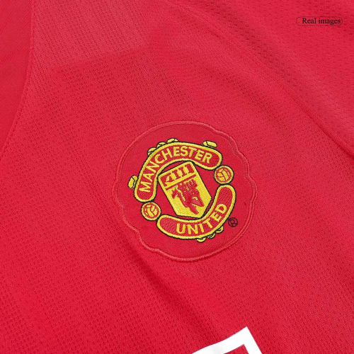 Manchester United RONALDO #7 Retro Jersey Long Sleeve 2007/08