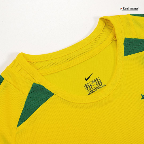 Brazil Retro Jersey Home World Cup 2002