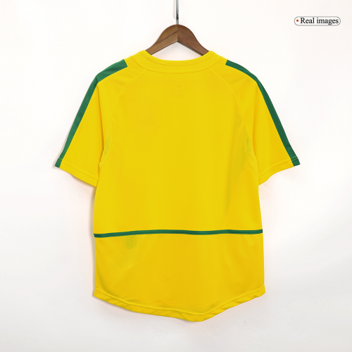 Brazil Retro Jersey Home World Cup 2002