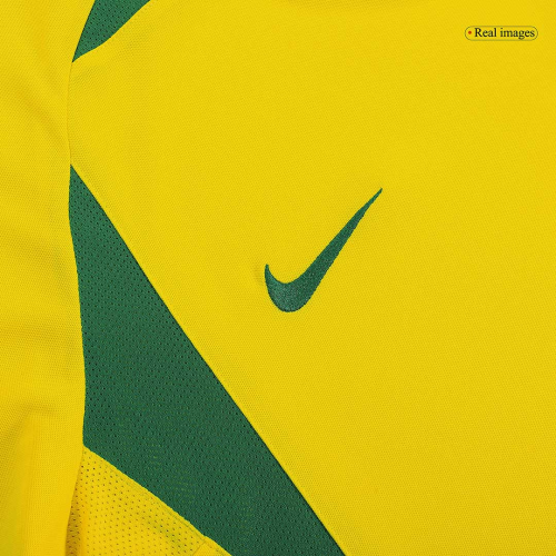 Brazil Retro Jersey Home World Cup 2002