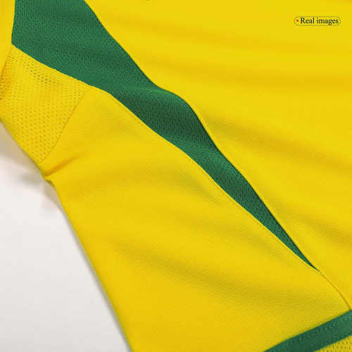 Brazil Retro Jersey Home World Cup 2002