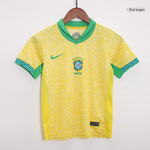 Kids Brazil Home Kit Copa America 2024