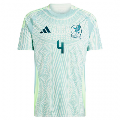 E.ÁLVAREZ #4 Mexico Away Jersey Copa America 2024