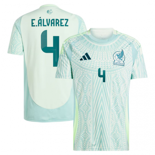 E.ÁLVAREZ #4 Mexico Away Jersey Copa America 2024