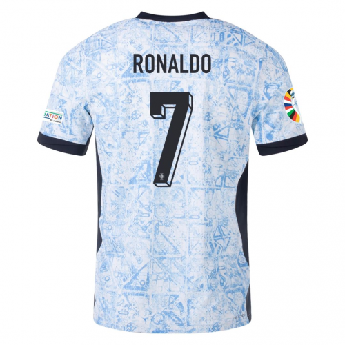 Ronaldo #7 Portugal Away Jersey Player Version EURO 2024