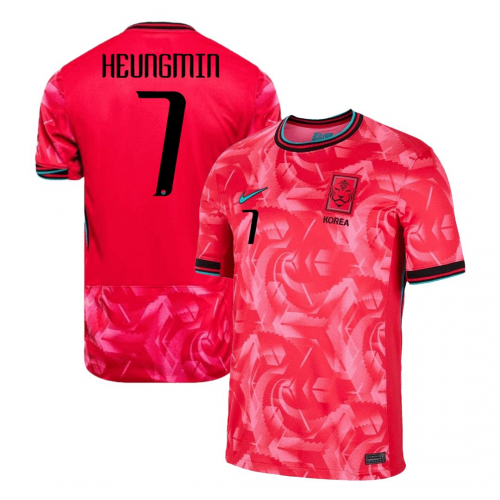 HEUNGMIN #7 South Korea Home Jersey 2024