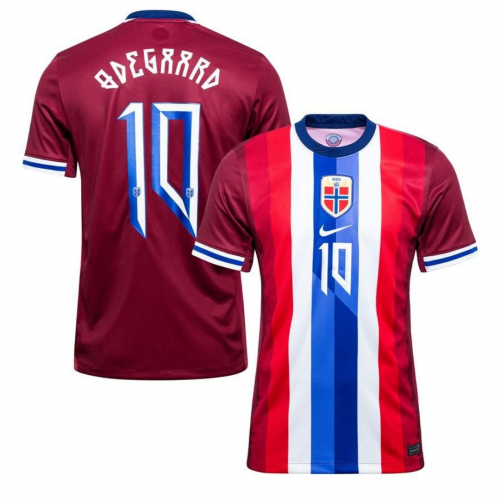 ØDEGAARD #10 Norway Home Jersey 2024