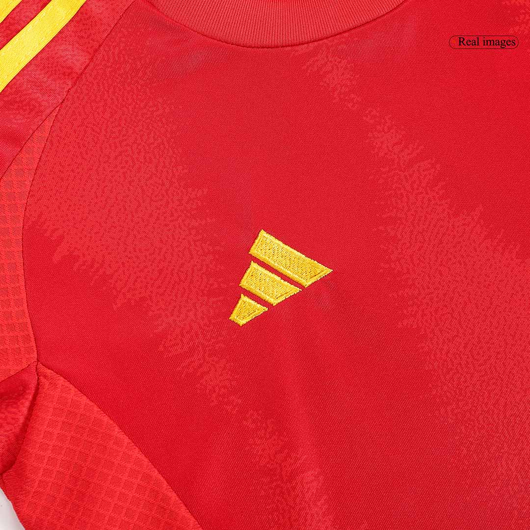 [Super Replica] Kids Spain Home Full Jersey Kit Euro 2024