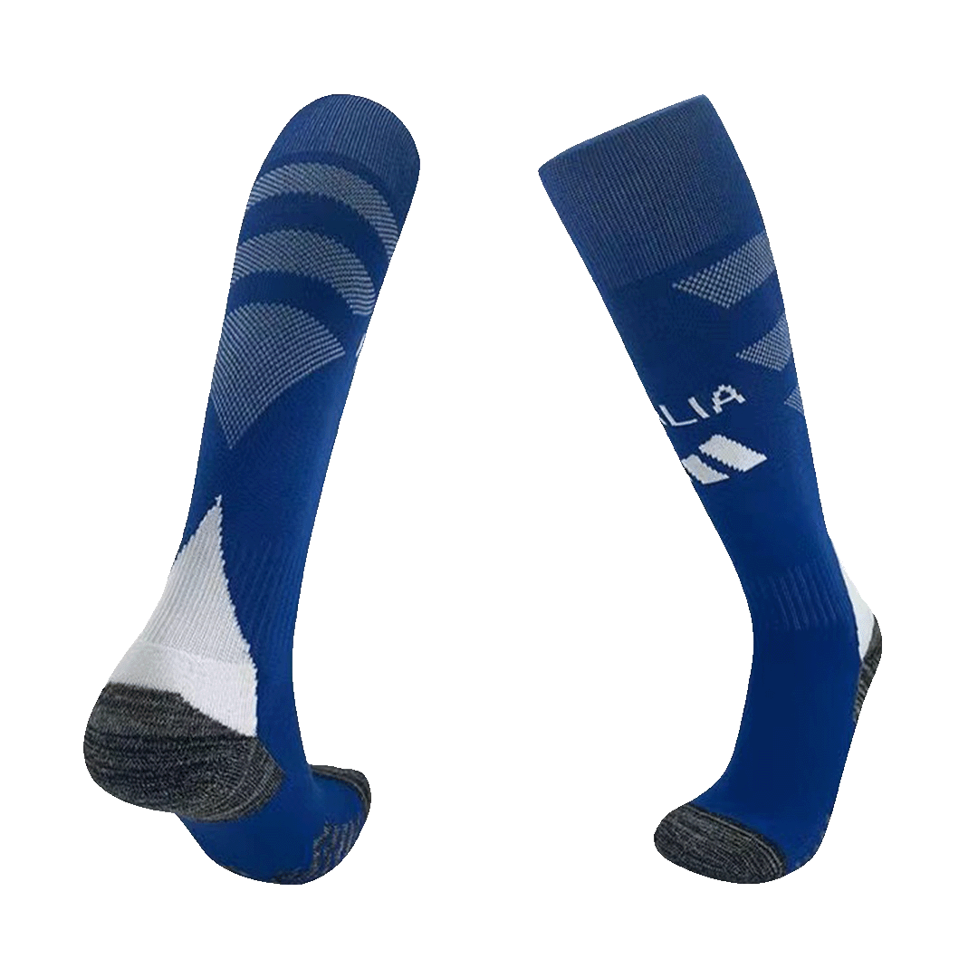 Kids Italy Home Soccer Socks 2024