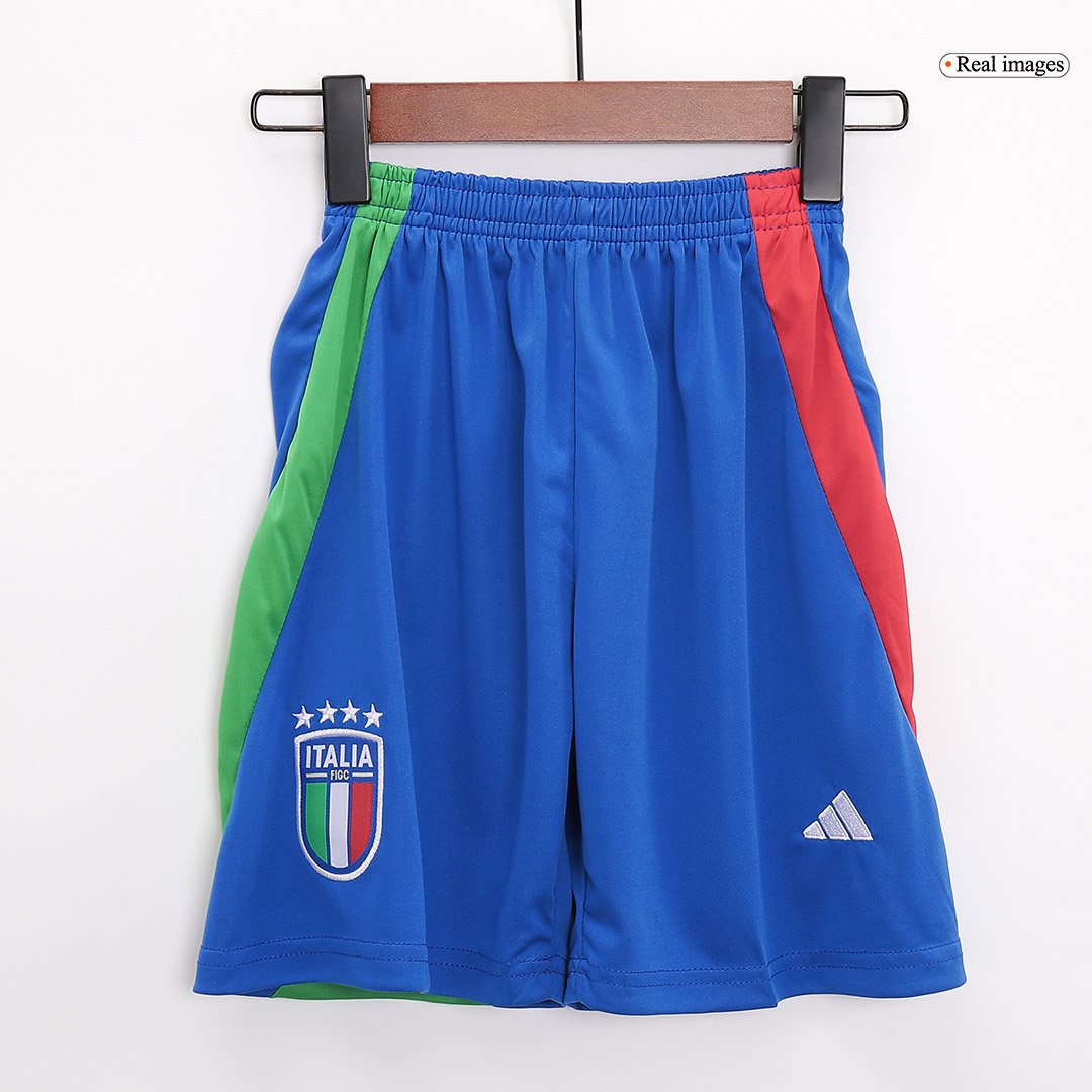 Kids Italy Away Full Jersey Kit Euro 2024