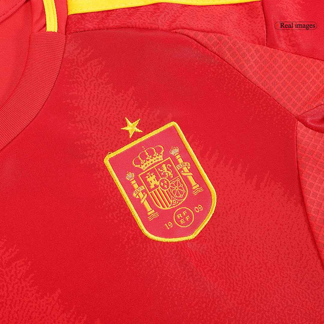 [Super Replica] Kids Spain Home Full Jersey Kit Euro 2024