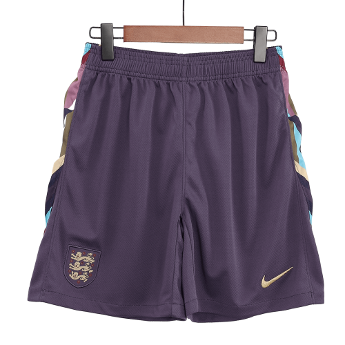 England Away Soccer Shorts Euro 2024