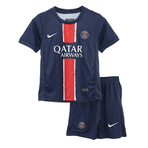 Kids PSG Home Kit Jersey+Shorts 2024/25