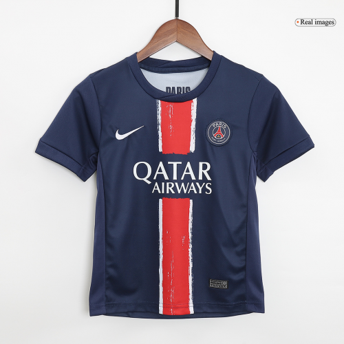 Kids PSG Home Kit Jersey+Shorts 2024/25