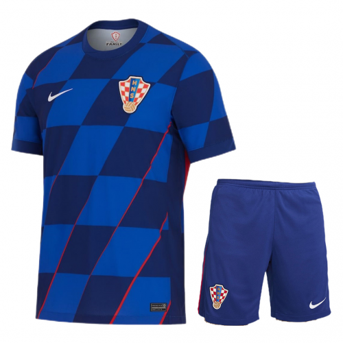 Croatia Away Kit(Jersey+Shorts) Euro 2024