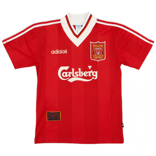 COLLYMORE #8 Retro Liverpool Home Jersey 1995/96