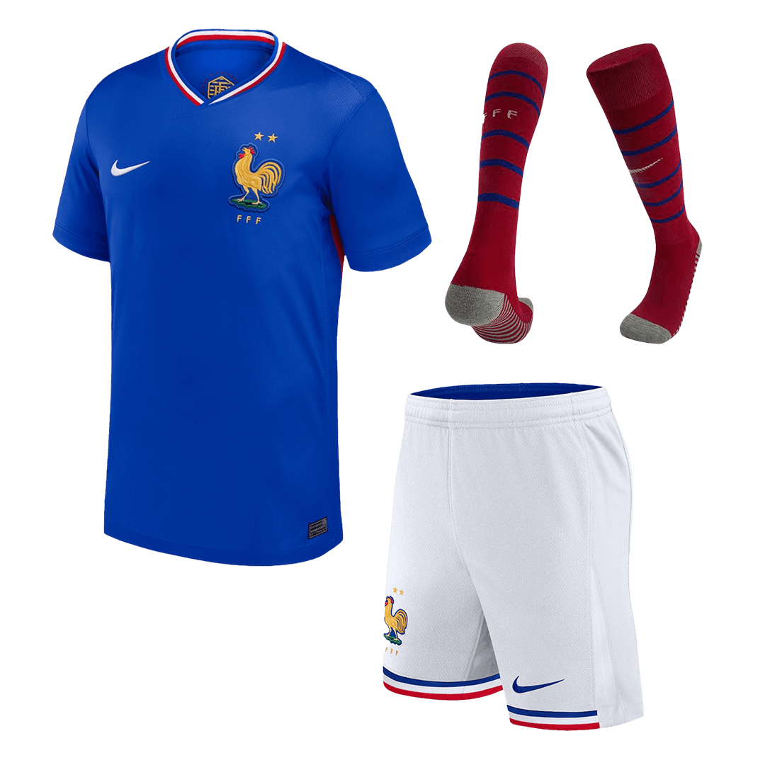 [Spuer Replica] France Home Full Kit Euro 2024