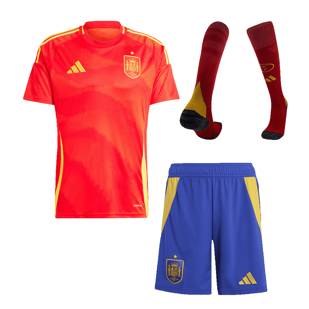 [Super Replica] Spain Home Whole Kit Euro 2024