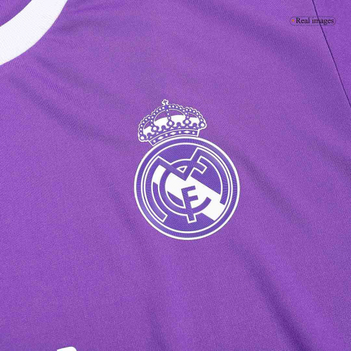 Ronaldo #7 Retro Real Madrid Long Sleeve Away Jersey 2016/17